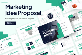 Marketing Idea Proposal PowerPoint Template